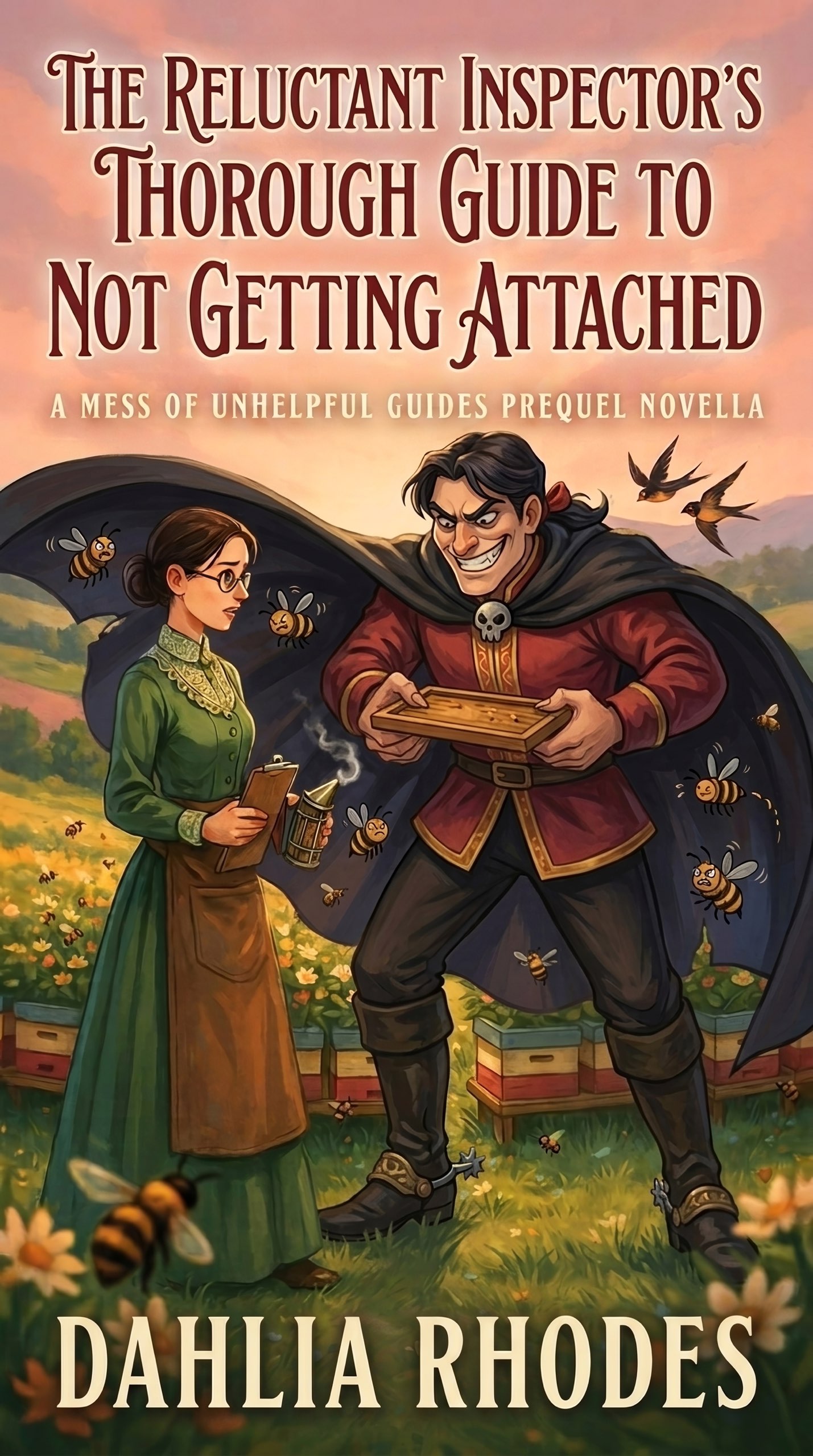 Cover of The Reluctant Inspector’s Thorough Guide to Not Getting Attached, a free cozy fantasy prequel novella